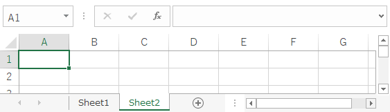 Excelの空シート